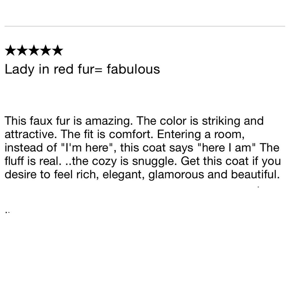 I.N.C. Cozy Red Shawl Collar Faux Fur Coat - Picture 3 of 7